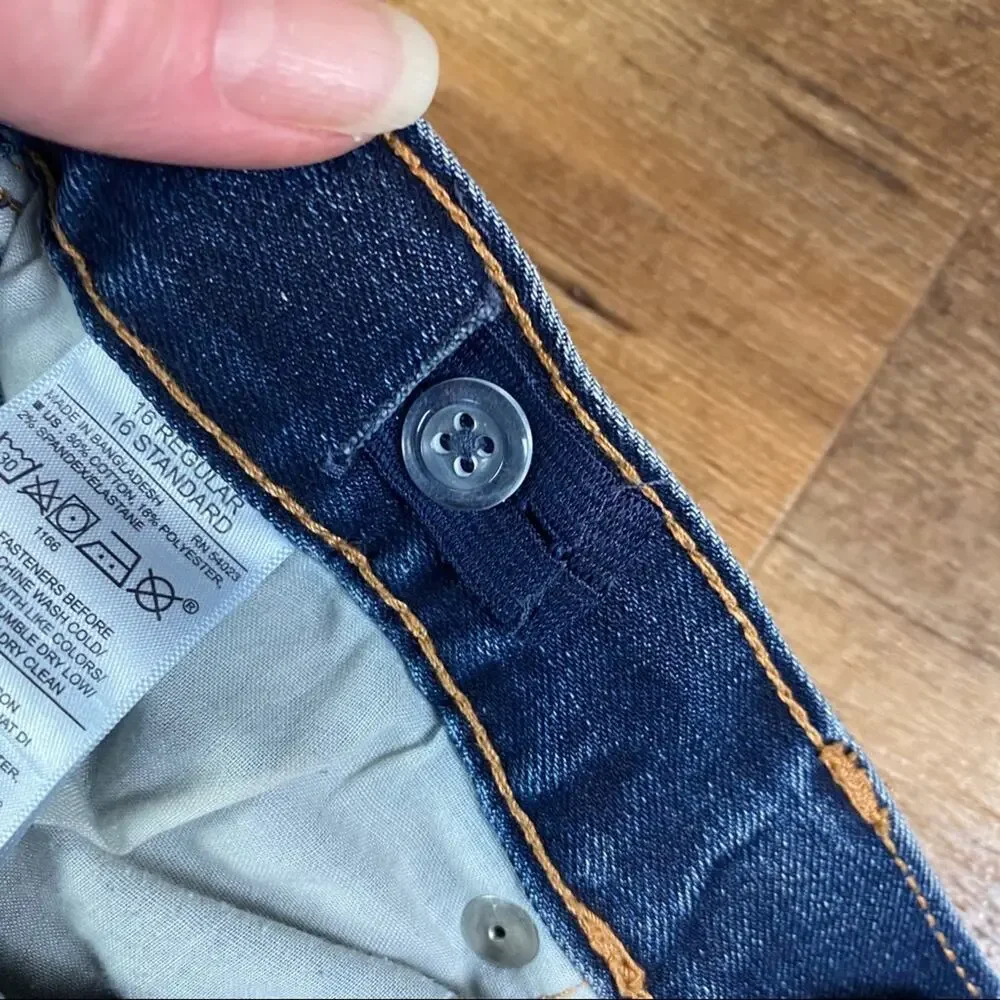 Old Navy Skinny Jeans Sz 16 Adjustable Waist